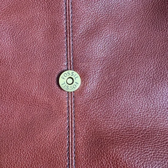 Fossil Brown Leather Backpack - Picture 4 of 7